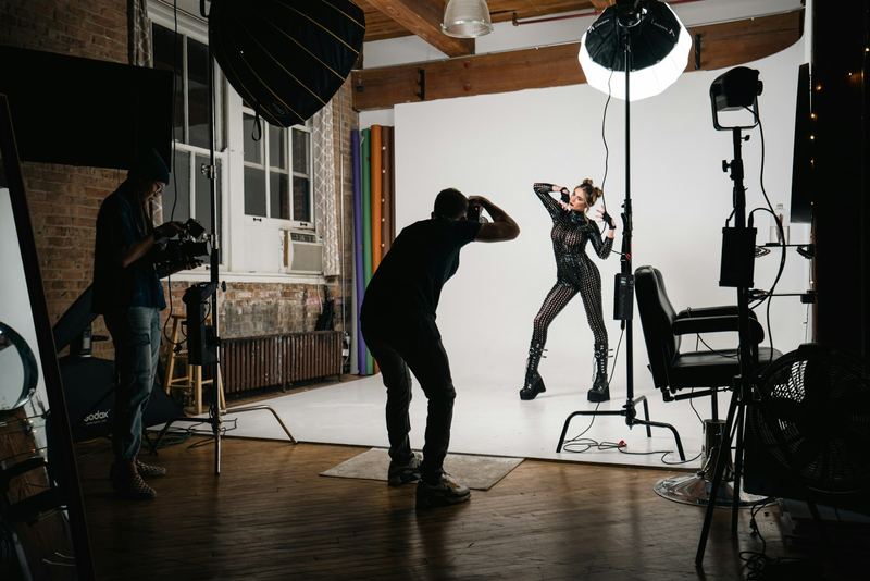 Studio photo shoot
