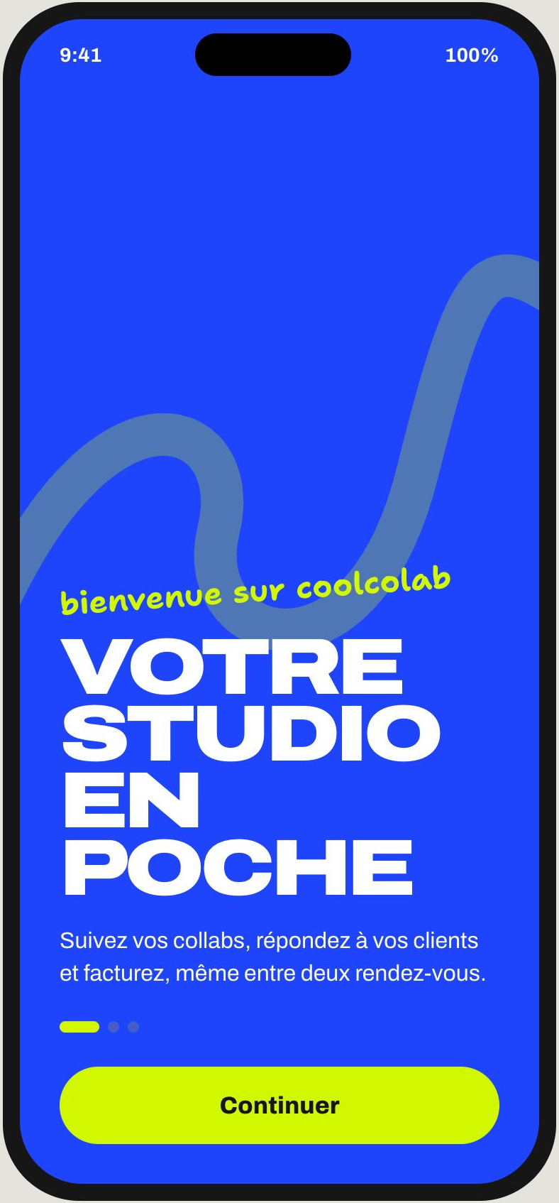 Accueil de Coolcolab sur mobile